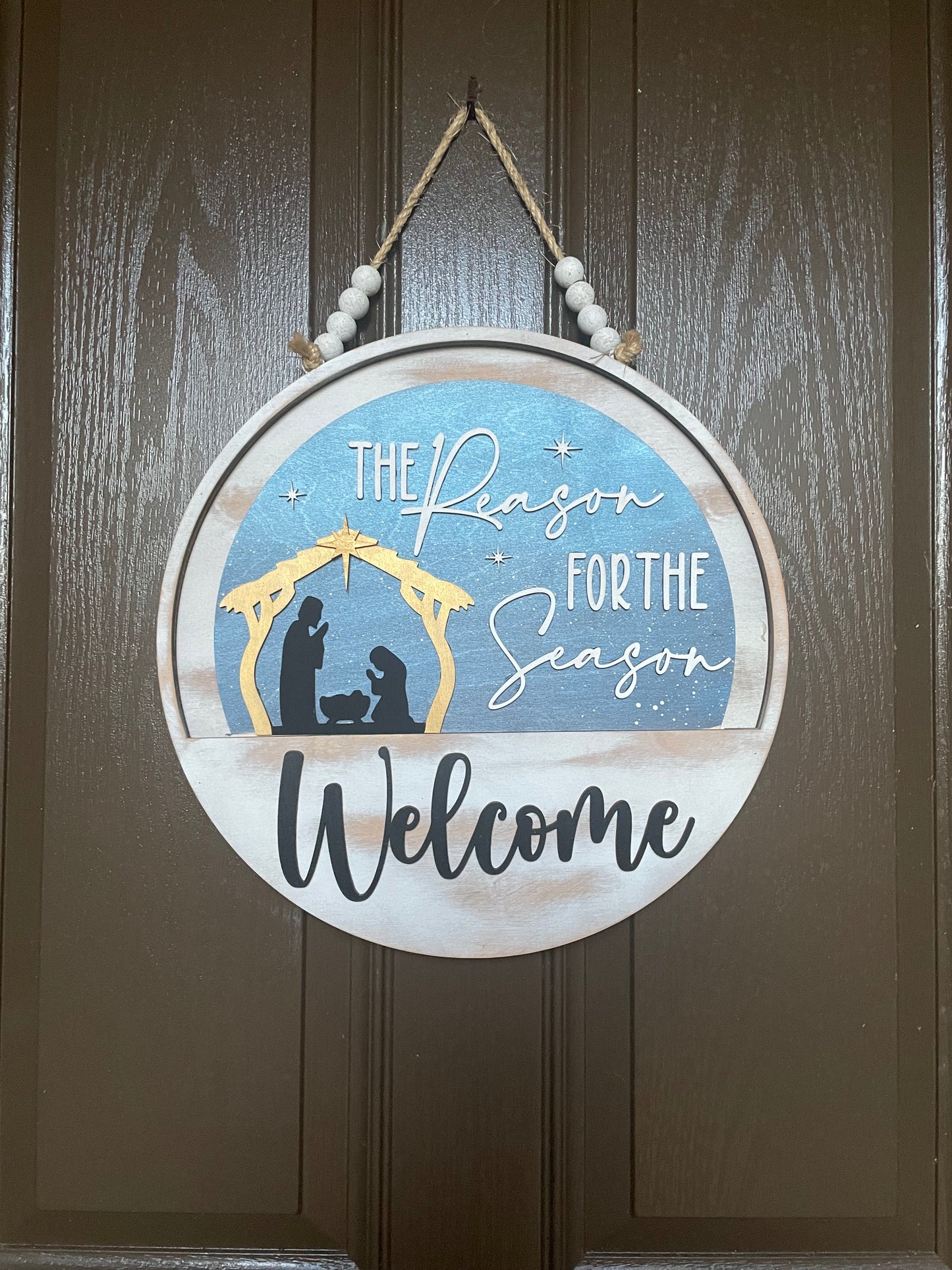 Christmas: Reason for the Season Insert for Welcome Sign