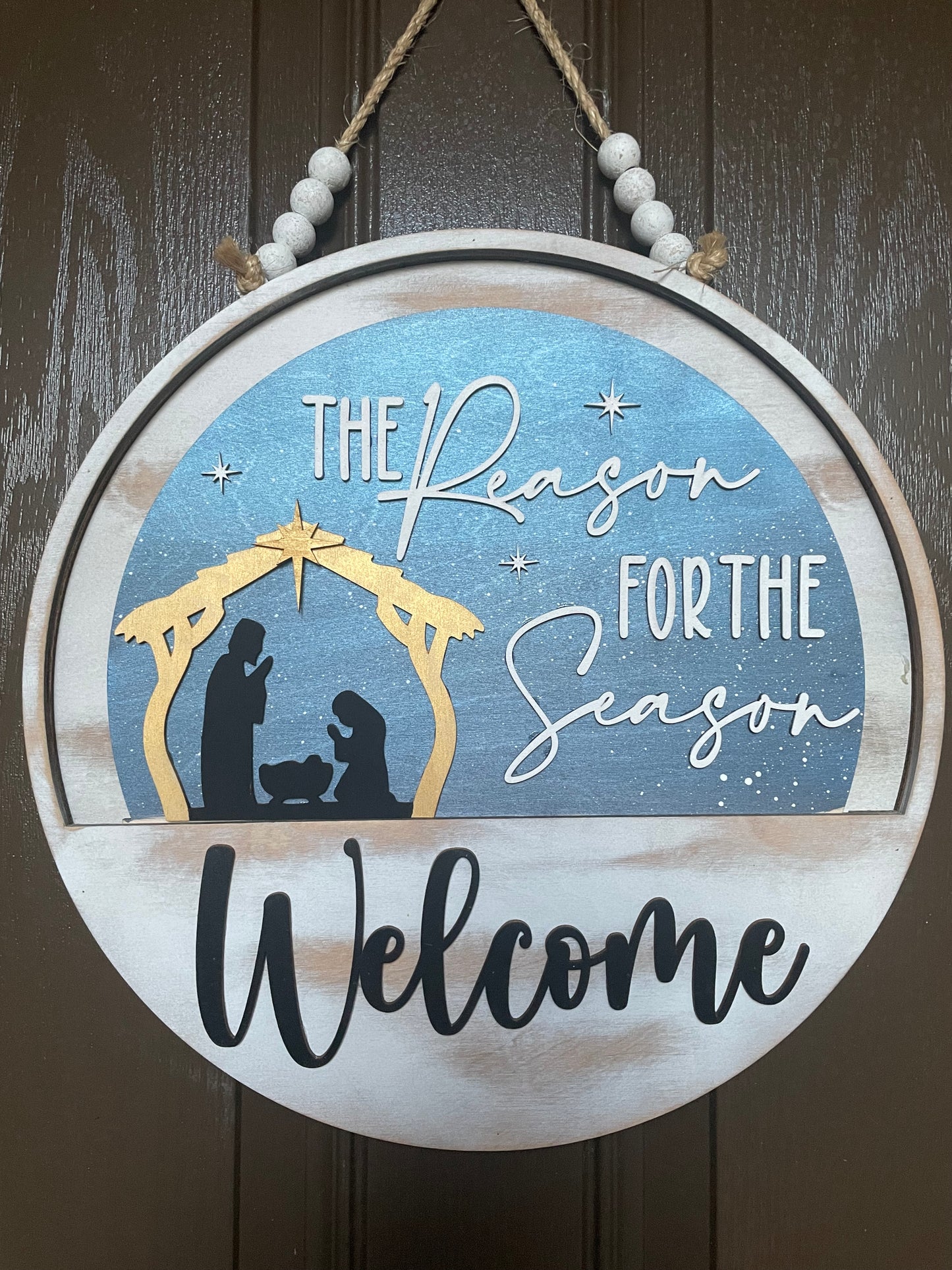 Christmas: Reason for the Season Insert for Welcome Sign