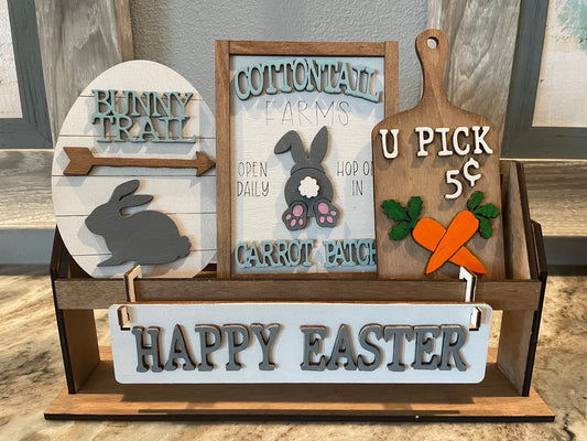 Happy Easter Insert for Wagon or Bench