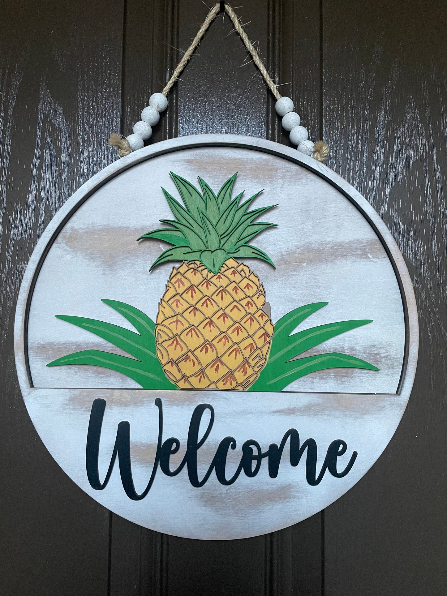 Pineapple Insert for Welcome Sign