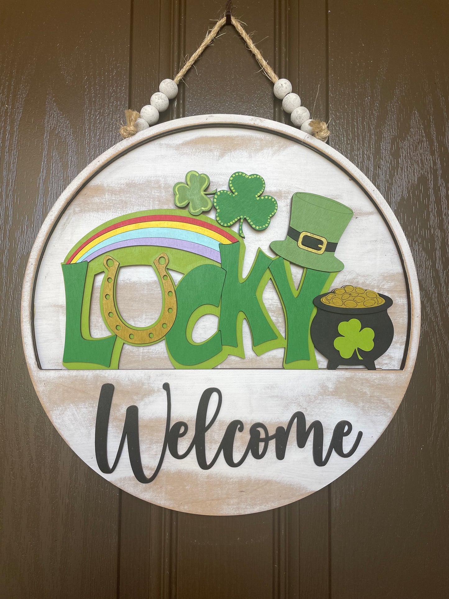 St. Patrick’s Day “Lucky” Insert for Welcome Sign – All Ways Holidays